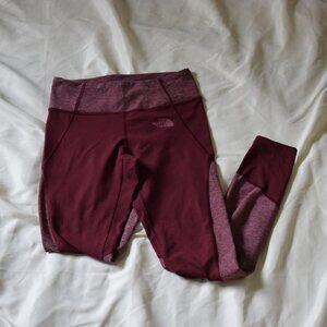 THE NORTH FACE Flash Dry-XD Extreme Durability Workout Pants Burgundy Size XS
